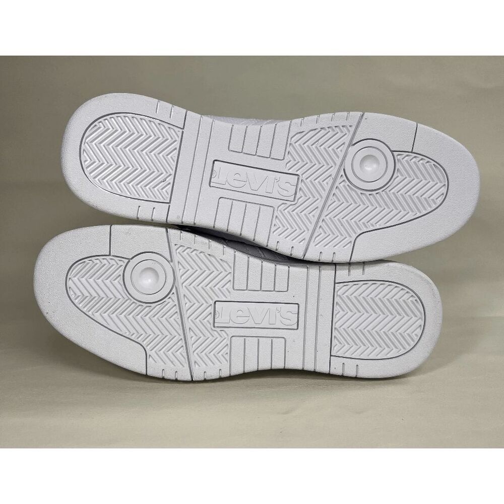 Levi's Women's BB HI UI Fashion High Top Sneakers - White Mono 9.5M - Picture 6 of 8